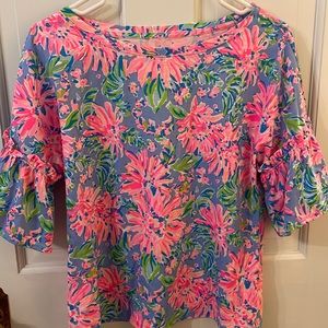 Lilly Pulitzer Bell Sleeve Top